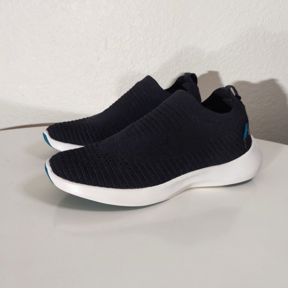 Vessi Everyday Move Black Onyx Slip On Casual Knit Sneakers Women's Size US 7
